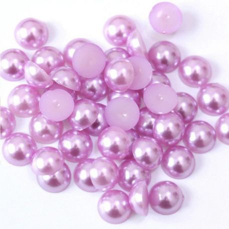 Acrylic cabochon - pearl imitation 11 mm., 10 pcs. KB0279
