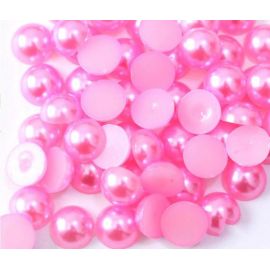 Akrilinis kabošonas - perlo imitacija 11 mm., 10 vnt. KB0277