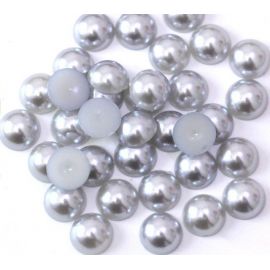Akrilinis kabošonas - perlo imitacija 11 mm., 10 vnt. KB0275