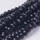 Glass beads, 10x7 mm, 1 strand KK0341