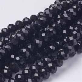 Glasperlen, 10x7 mm, 1 Strang