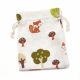 Polyester Cotton Decorative Gift Bags 4 pcs., 18x13 cm, 1 pack DEKO318