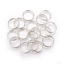 Key ring 10 pcs, 25x1.5 mm, 1 bag