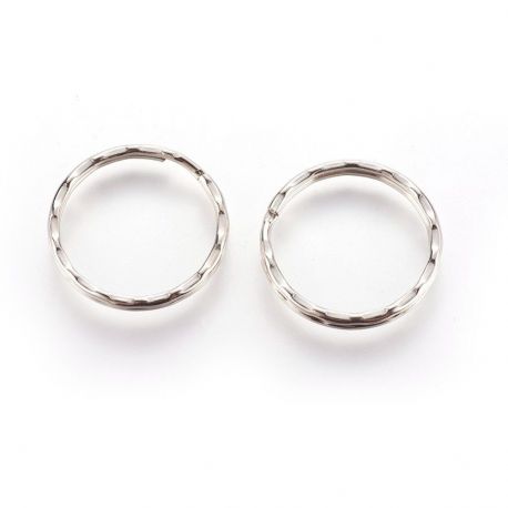 Atslēgu gredzens 10 gab., 25x1,5 mm, 1 soma MD2228