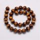 Natural Beads of the Tiger Eye, 20 mm, 1 strand AK1776