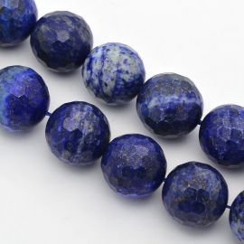 Natürliche Lapislazuli-Perlen, 14 mm, 1 Strang