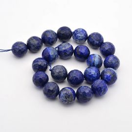 Looduslikud Lapis Lazuli helmed, 14 mm, 1 haruga