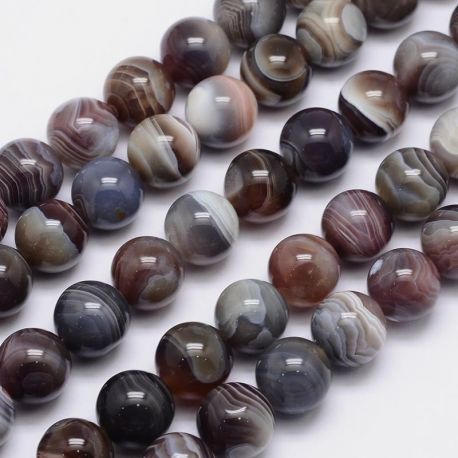 Looduslikud Botswanos Agate helmed 2 tk, 14 mm, 1 kott AK1771