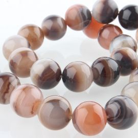 Looduslikud Botswanos Agate helmed 2 tk, 14 mm, 1 kott