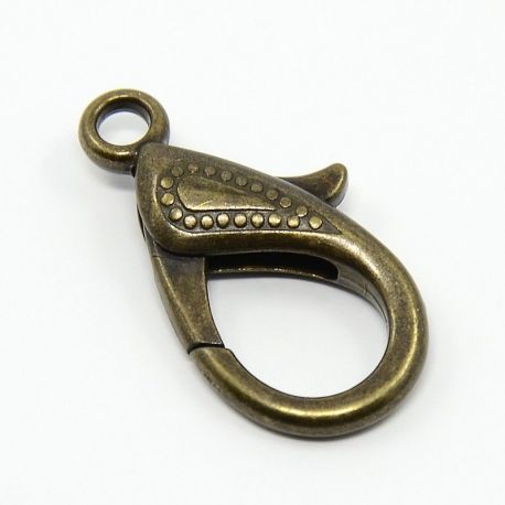 Dekoratīvā aizdare - karabīne 4 gab., 30x15x4 mm, 1 soma MD2223