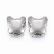 Stainless steel 304 spacer "Butterfly" 2 pcs, 10x10x6 mm, 1 bag II0472