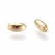 Messing vergoldet 18K Spacer 4 Stück, 8x4 mm, 1 Beutel II0468