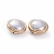 SHELL pärlhelmes metalläärisega 16x9 mm 1 tk SH0070