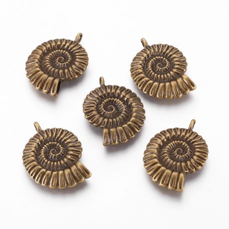 Pendant "Shell" 37x27x7 mm 1 pcs MD2261