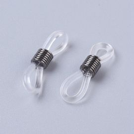 Silicone spectacle holder 10 pcs. 24x7 mm 1 bag MD2277