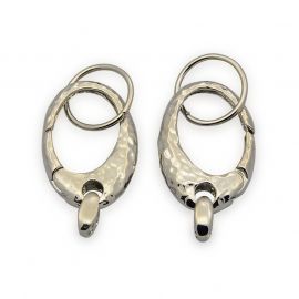 Brass key clasp - carbine 2 pcs. 32x18x4 mm 1 bag