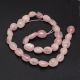 Natural Beads of Malagasy Pink Quartz, 8-12x8-12x5-6 mm, 1 strand AK1794