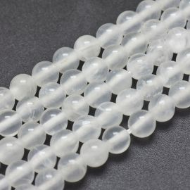 Dabīgas selēna pērles, 6 mm, 1 pavediens
