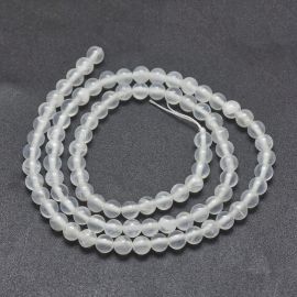 Natural Selenium beads, 4 mm, 1 strand 