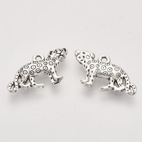 Pakabukas "Leopardas" 4 vnt., 22x12x3 mm, 1 maišelis MD2257