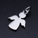 Stainless steel 201 pendant "Angeliukas", 15x11.5x1 mm, 1 pcs MD2269
