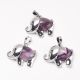 Dabīgais ametista kulons "Elephant", 27x22x8 mm, 1 gab PK0062