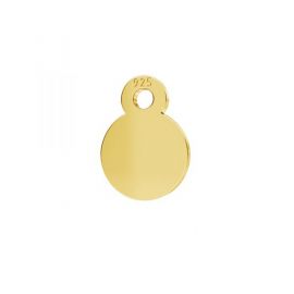 Pendant 925 9.5x7 mm. 1 pc.