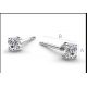 Earrings with Zirconia eyes 925 14x3 mm. 1 pair SID0122