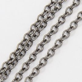 Messingkett 2,5x2 mm ~ 5 meetrit MD2290