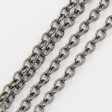 Messingkette 2,5x2 mm ~ 5 Meter MD2290