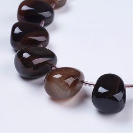 Looduslikud ahhaathelmed 22-25x18-20x15 mm 1 tk