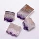 Распределитель-кулон Natural Druzy Amethyst 40-60x34-36x10-11 мм 1 шт. AK1814