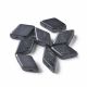 Natürliche schwarze Steinperlen 17-22x9-11 mm 1 Stck AK1802