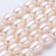 Natural freshwater pearls 7-9x6-7 mm 1 strand GP0103