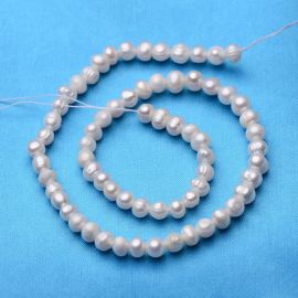 Natural freshwater pearls 5-6 mm 1 strand