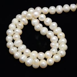 Natural freshwater pearls 7-8 mm 1 strand