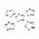 Metal key rings "Stars" 34x3 mm 5 pcs. MD2321
