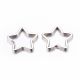 Metāla atslēgu piekariņi "Stars" 34x3 mm 5 gab. MD2321
