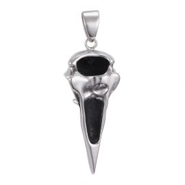 Stainless steel 304 pendant "Bird's skull" 56x21x16 mm 1 pc