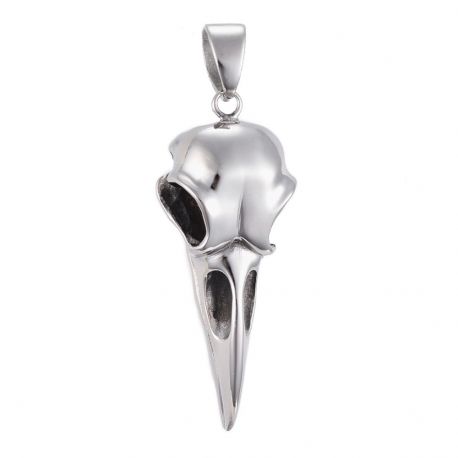 Edelstahl 304 Anhänger "Vogelschädel" 56x21x16 mm 1 Stck MD2300