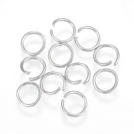 Нержавеющая сталь 304 одинарное кольцо 8x1 мм 20 шт.