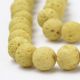 Dabiskās Lavas krelles 8-8,5 mm 1 pavediens KK0352