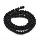 Natürliche Lava Perlen 4-4,5 mm 1 Faden KK0349