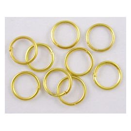 Brass single rings 8x1 mm 30 pcs.