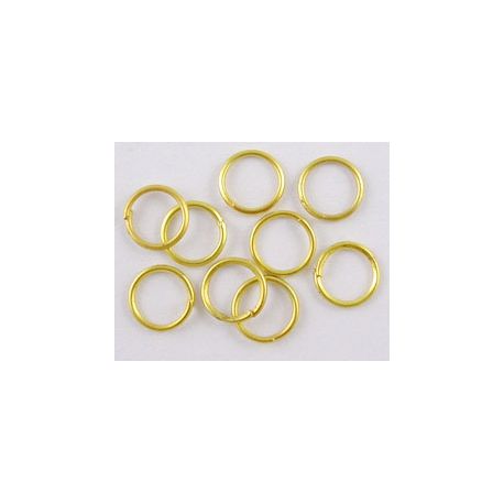 Brass single rings 8x1 mm 30 pcs. MD2295