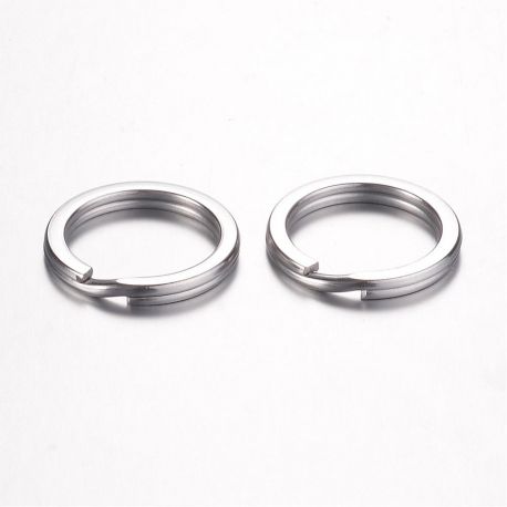 Stainless steel 304 key rings 20x3 mm 5 pcs. MD2319