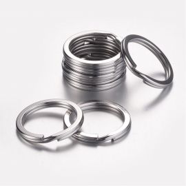 Stainless steel 304 key rings 32x3 mm 4 pcs.