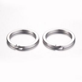 Stainless steel 304 key rings 32x3 mm 4 pcs. MD2320