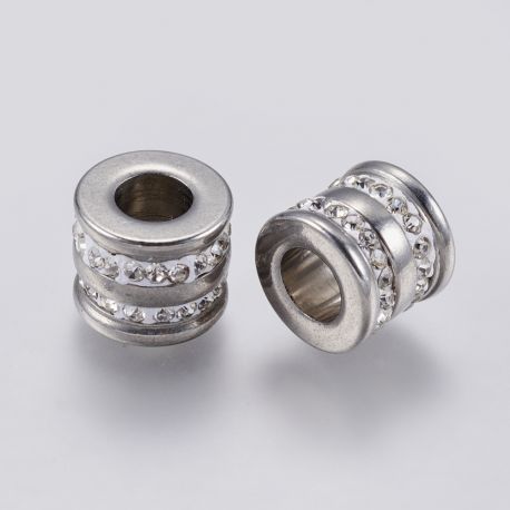 Nerūdijančio plieno 304 intarpas su akutėmis 12x10 mm 1 vnt. II0502