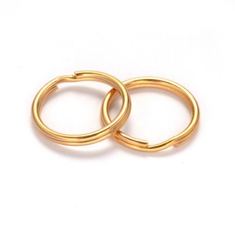 Nerūdijančio plieno 304 raktų žiedai 20x2 mm 4 vnt. MD2317